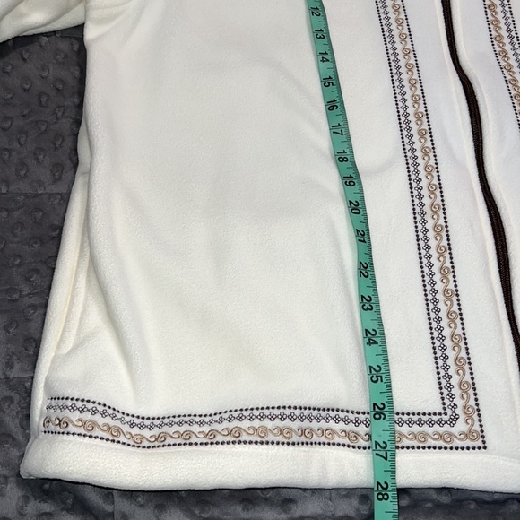 ALLISON DALEY size 2X women's full zip polyester jacket long sleeve with pockets - Picture 4 of 10